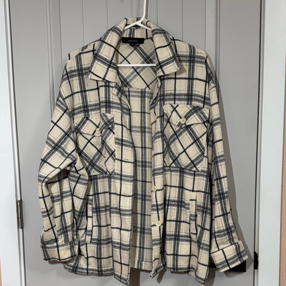 Plaid Utility Jacket - Picture 1 of 4